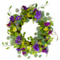Northlight Seasonal Artificial Eucalyptus & Hydrangea Wreath - image 1