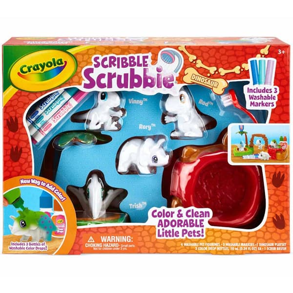 Crayola Scribble Scrubbie Dino Lair Set