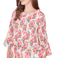 Petite Ruby Rd. Renaissance Romance Bell Sleeve Floral Blouse - image 4