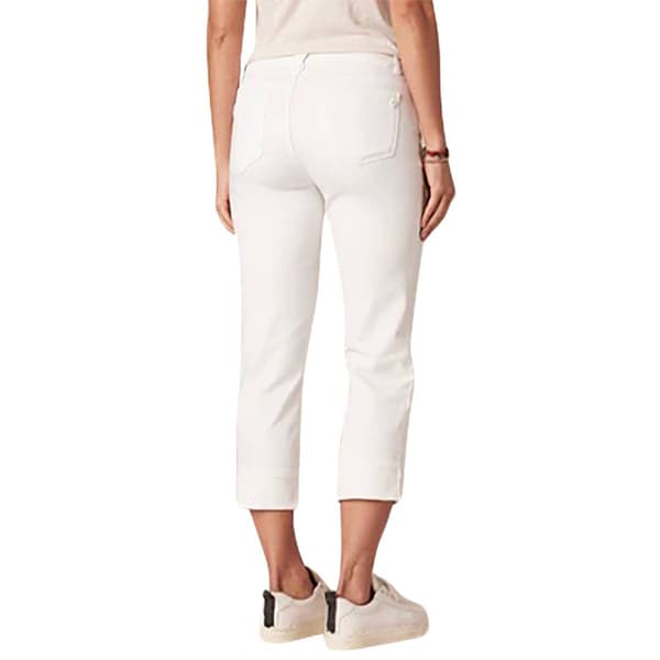 Womens Democracy Flex-Ellent Girlfriend Crop Pants - Optic White - Boscov's