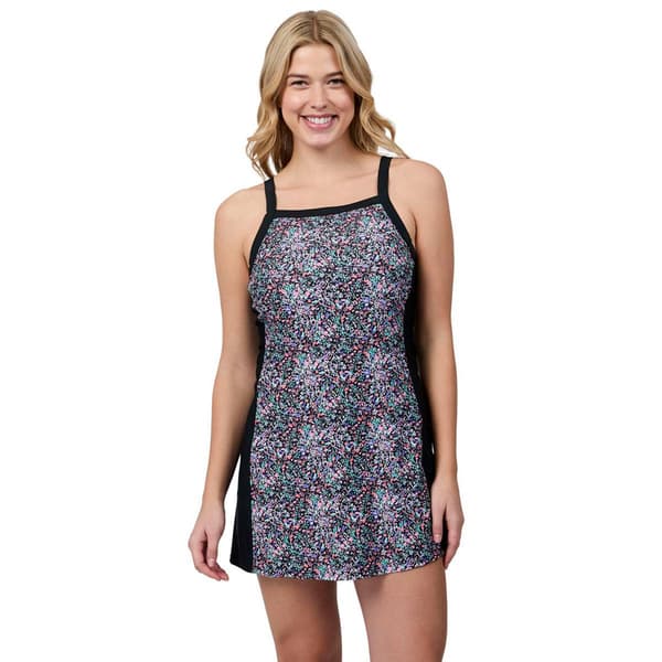 Womens Free Country Shelf Bra With Built-In Biker Short - image 