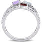 Gemstone Classics&#8482; 3/4ctw. Blue Topaz & Sky Amethyst Fashion Ring - image 4