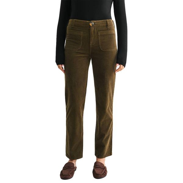 Womens CITY BLUES Straight Leg Corduroy Pants