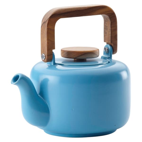 BonJour&#174; Ceramic Coffee and Tea 8 Demitasse Cup Teapot w/ Infuser