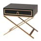 Baxton Studio Lilibet Glam & Luxe Wood 1-Drawer End Table - image 1
