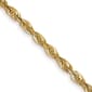 Unisex Gold Classics&#8482; 1.5mm. Diamond Cut Light Rope Necklace - image 2