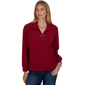 Womens Ruby Rd. English Countryside Solid Rib Knit Sweater - image 1