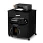 South Shore Axess Printer Cart on Wheels - Black - image 2