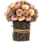 Northlight Seasonal Wooden Artificial Floral Spring Bouquet - image 1