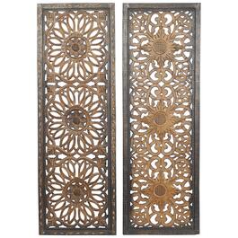 9th & Pike&#40;R&#41; 2pc. Floral Carvings Wall Art