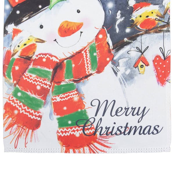 Northlight Seasonal Snowman & Birds Christmas Garden Flag
