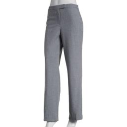 Womens Kasper Stretch Crepe Tab w/Fly Front Wide Leg Pants