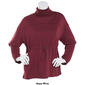 Womens Nine West Active Fleece Hi Neck Cinched Waist Pullover Top - image 4