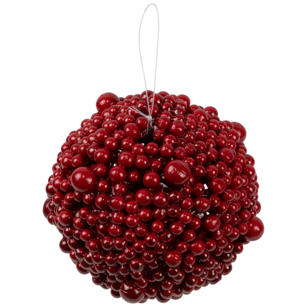Northlight Shiny Berries Christmas Ball Ornament - 6in.