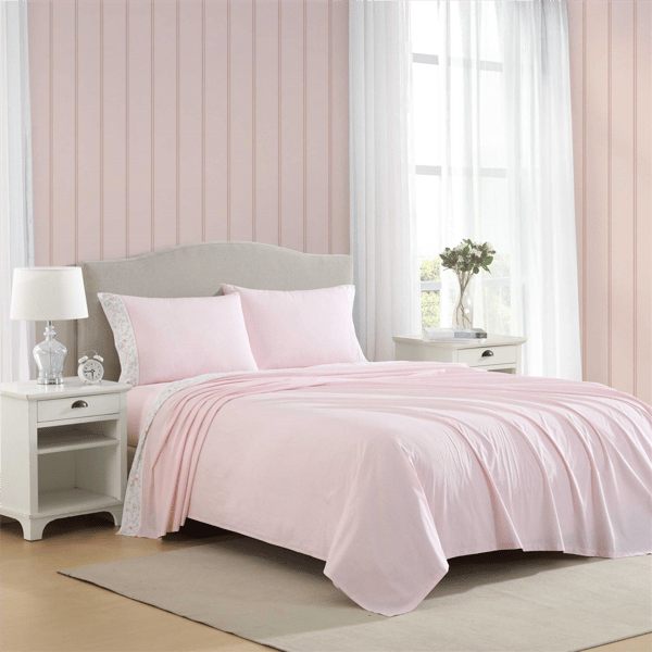 Laura Ashley® Victorian Scroll Percale Sheet Set
