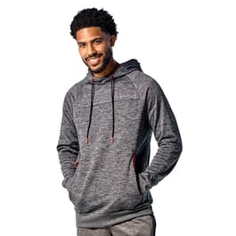 Mens Spyder Fleece Pullover Hoodie with Reverse Zipper