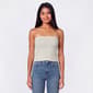 Juniors Pink Rose Pointelle Sweater Tube Top - image 4