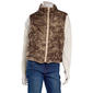 Juniors Jolie & Joy Reversable Print To Sherpa Puffer Vest - Camo - image 2