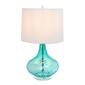 Elegant Designs Glass Table Lamp w/Fabric Shade - image 1