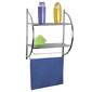 Home Basics Wall Mounted Bathroom Shelf With Towel Bar - image 2