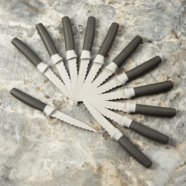 BergHOFF Leo 12pc. Stainless Steel 4.5in. Serrated Steak Knives