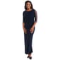 Womens SLNY 3/4 Embellished Sleeve Gown - image 1