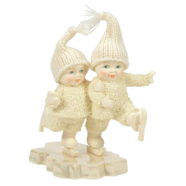 Department 56 Snowbabies(tm) Let''s go Skating Figurine - image 