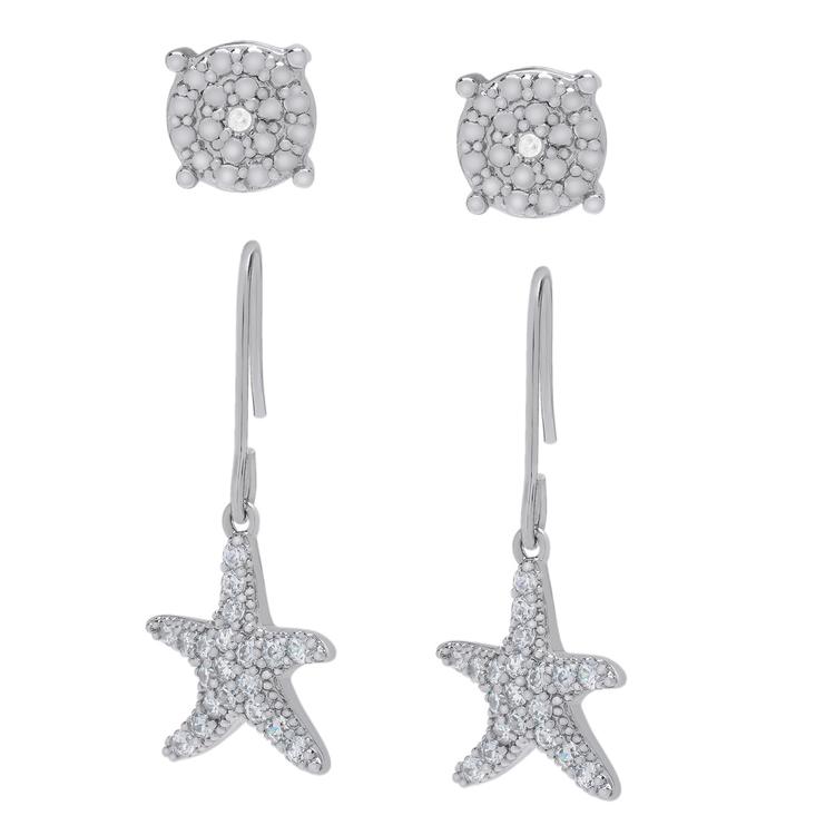 Accents by Gianni Argento Diamond Accent Starfish Earrings Set