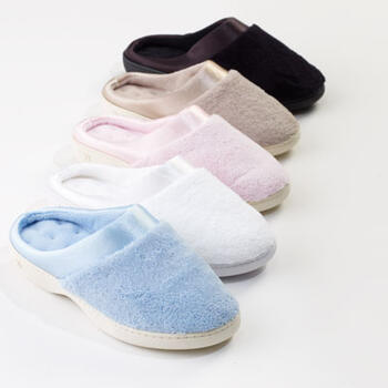 Womens Isotoner Microterry Slip On Slippers - Boscov's