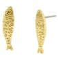 Betsey Johnson Girl Dinner Sardine Stud Earrings - image 1
