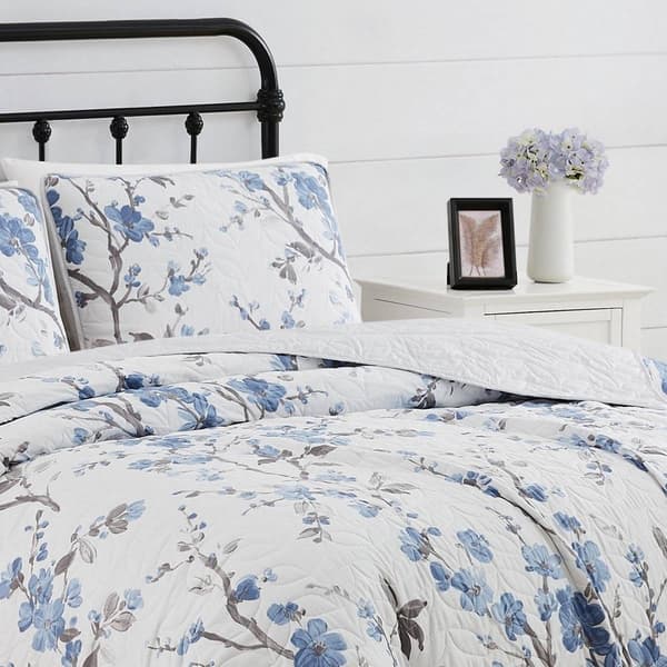 Cannon Kasumi Floral Print Quilt Set