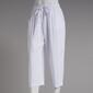 Womens Jeno Neuman Cotton Crinkle Tie Front Capri Pants - image 1