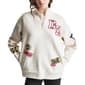 Womens DKNY Sport Campus Patch Oversized Quarter Zip Pullover - image 1