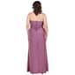 Juniors Plus Emerald Sundae Satin Strapless Ruched Sheath Dress - image 2