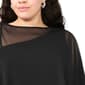 Plus Size MSK Sequin Gown with Asymmetric Cape Overlay - image 5