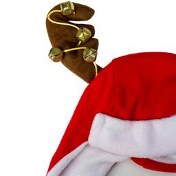 Northlight Seasonal  Christmas Hat with Jingle Bell Antlers