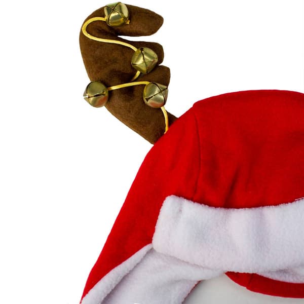 Northlight Seasonal  Christmas Hat with Jingle Bell Antlers