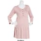 Womens Times Two Bracelet Sleeve Solid Tiered Waist Maternity Top - image 3