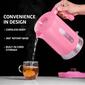Ovente 1.8 Liter Electric Kettle w/ ProntoFill&#8482; Lid - Pink - image 4