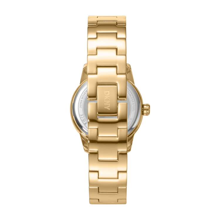 Womens DKNY Half Bangle Gold-Tone Watch - DK1L160M0035