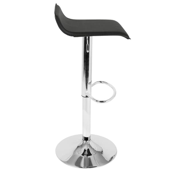 LumiSource Ale Contemporary Adjustable Bar Stools - Set of 2