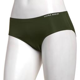 Womens Laura Ashley(R) Ribbed Laser Hipster Panties - LS8444BG