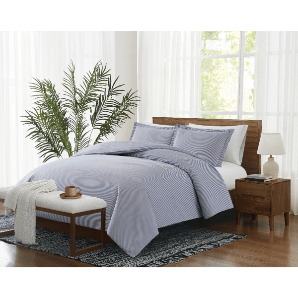 Brooklyn Loom Pinstripe 3pc. Duvet Set - image 