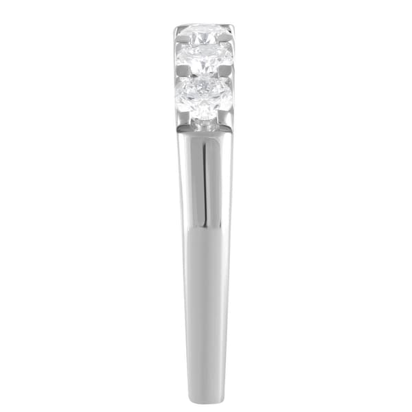 Nova Star&#174; White Gold Lab Grown Diamond 7 Stone Anniversary Ring