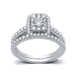 Nova Star(R) Lab Grown Diamond Emerald Shaped Bridal Ring