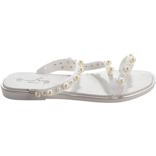 Womens Love 83 Straps with Pearls Sandals