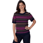 Petite Ruby Rd. English Countryside Mixed Fair Isle Sweater - image 1