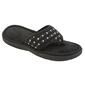 Womens Isotoner Jersey Dot Thong Slippers - image 1
