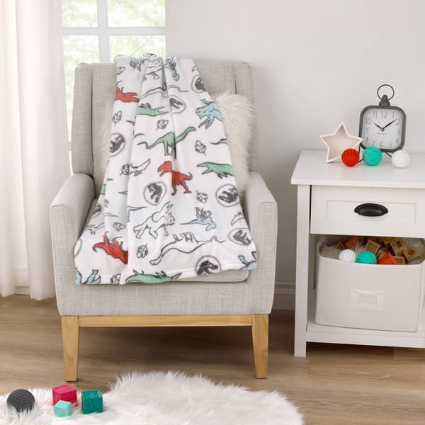 NBC Jurassic World Dinosaur Baby Blanket