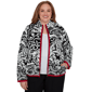 Plus Size Alfred Dunner Dinner Theater Mixed Motif Sweater Jacket - image 1